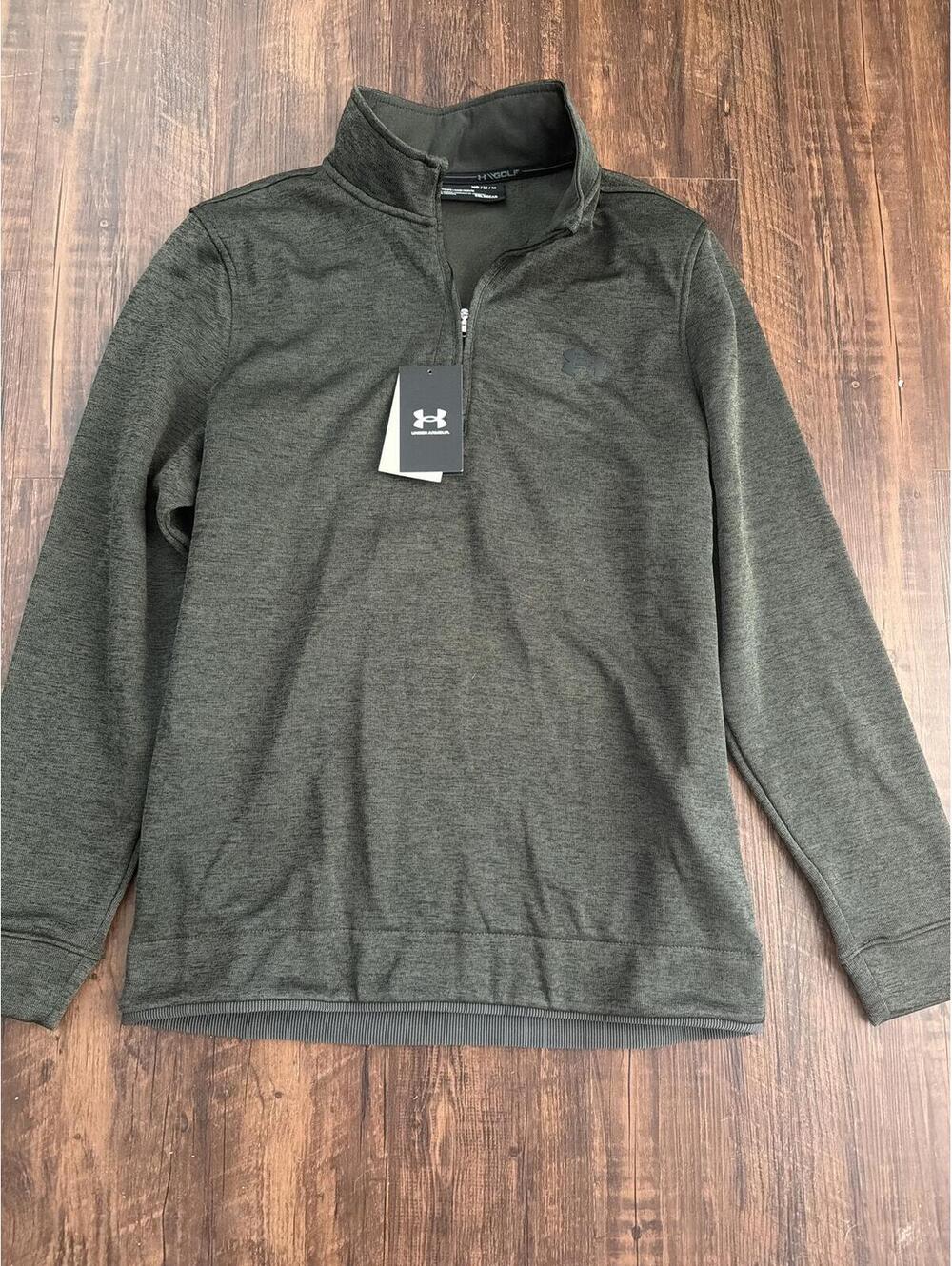 Under Armout Golf Quarter Zip NWT mens M green